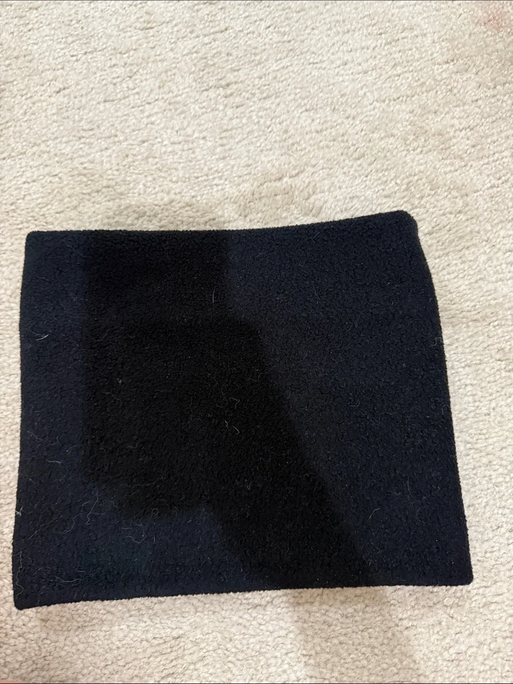 Black Women's fleece neck warmer